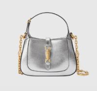 Gucci Jackie 1961 lame mini bag 675799 Silver