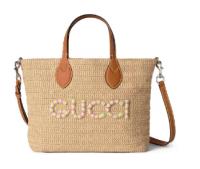 Gucci SMALL STRAW EFFECT TOTE 779671 Multicolor