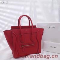 CELINE MICRO LUGGAGE HANDBAG IN LAMINATED LAMBSKIN 167793 11