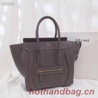 CELINE MICRO LUGGAGE HANDBAG IN LAMINATED LAMBSKIN 167793 14