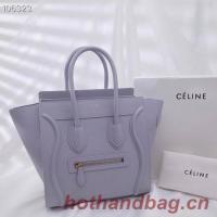 CELINE MICRO LUGGAGE HANDBAG IN LAMINATED LAMBSKIN 167793 19