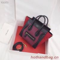 CELINE NANO LUGGAGE BAG IN LAMINATED LAMBSKIN 168243 1