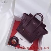 CELINE NANO LUGGAGE BAG IN LAMINATED LAMBSKIN 189244 10