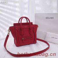 CELINE NANO LUGGAGE BAG IN LAMINATED LAMBSKIN 189244 12
