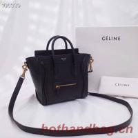 CELINE NANO LUGGAGE BAG IN LAMINATED LAMBSKIN 189244 15