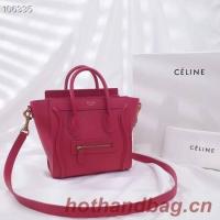 CELINE NANO LUGGAGE BAG IN LAMINATED LAMBSKIN 189244 16