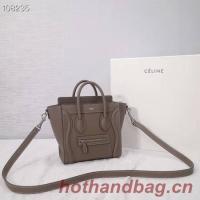 CELINE NANO LUGGAGE BAG IN LAMINATED LAMBSKIN 189244 6