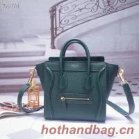 CELINE NANO LUGGAGE BAG IN LAMINATED LAMBSKIN 189244 9