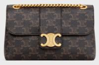 CELINE TEEN CELINE VICTOIRE BAG IN TRIOMPHE CANVAS 116593 TAN