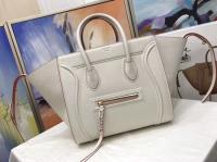 Celine Luggage Phantom Tote Bag Calfskin Leather CT3372 OffWhite