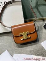 Celine MINI TRIOMPHE IN CALFSKIN 10I512 tan