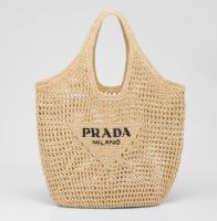 Prada Crochet tote bag 1BG424 apricot