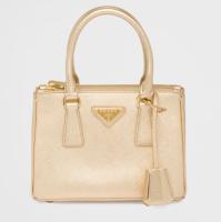 Prada Galleria Saffiano leather mini bag 1BA906 Platinum
