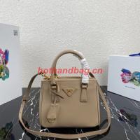 Prada Galleria Saffiano leather mini bag 1BA906 apricot
