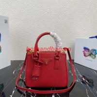 Prada Galleria Saffiano leather mini bag 1BA906 red