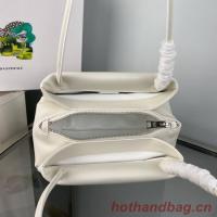 Prada Leather Triangle bag 1BA368 white