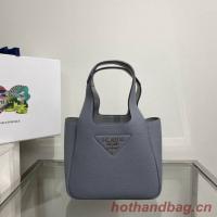 Prada Leather handbag 1BA349 iron gray