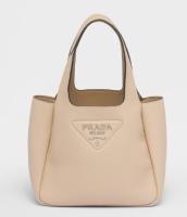 Prada Leather handbag 1BA349 sand