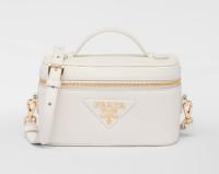 Prada Leather mini bag 1BH202 white