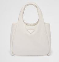 Prada Medium padded Soft nappa leather bag 1BG413 white