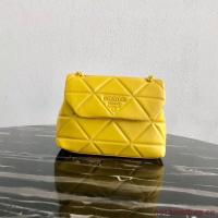 Small Prada Spectrum shoulder bag 1BD233 Yellow