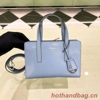 Prada Re Edition 1995 brushed leather small shoulder bag 1BA357 light blue