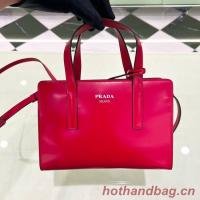 Prada Re Edition 1995 brushed leather small shoulder bag 1BA357 red