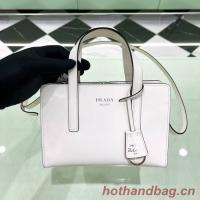 Prada Re Edition 1995 brushed leather small shoulder bag 1BA357 white