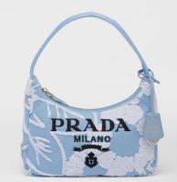 Prada Re Edition 2000 embroidered drill mini bag 1NE515 sky blue