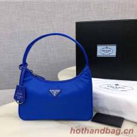 Prada Re Edition 2000 nylon mini bag 1NE515 Electro optic blue