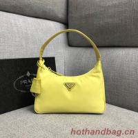 Prada Re Edition 2000 nylon mini bag 91515 yellow