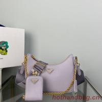 Prada Re Edition 2005 Saffiano shoulder bag 1BH204 Lavender