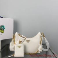 Prada Re Edition 2005 Saffiano shoulder bag 1BH204 white