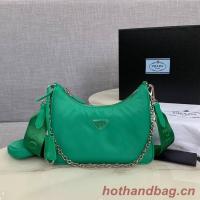 Prada Re Edition 2005 nylon shoulder bag 1BH204 green
