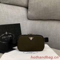 Prada Re Edition nylon Pocket 82033 dark brown