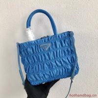 Prada Re Edition nylon Tote bag 1BG321 light blue
