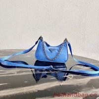 Prada Re Edition nylon mini shoulder bag 1TT122 blue