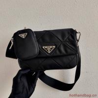 Prada Re Edition nylon shoulder bag 1BD292A black