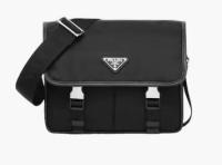Prada Re Nylon and Saffiano leather shoulder bag 2VD769 black