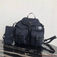 Prada Re Nylon backpack 1BZ811 black&grey