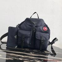 Prada Re Nylon backpack 1BZ811 black&red