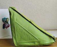 Prada Re Nylon large shoulder bag 2EV077 green