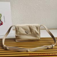 Prada Re Nylon shoulder strap 1BD313 Biscuits