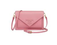 Prada Saffiano leather mini bag 1BP020 pink