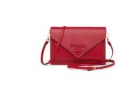 Prada Saffiano leather mini bag 1BP020 red