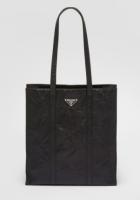 Prada Small antique nappa leather tote 1BG459 black