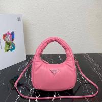 Prada Soft padded nappa leather mini bag 1BA384 pink