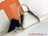 Prada leather tote bag 1BD663A white