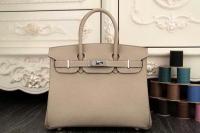 Hermes Birkin 35CM 30CM Tote Bag Original Leather HB35O Grey