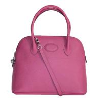 Hermes Bolide 37CM Calfskin Leather Tote Bags H509084 Rosy